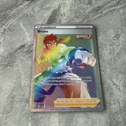 Pokemon TCG Bruno 172/163 Full Art Trainer Battle Styles Pack Fresh Secret Rare - Image 3