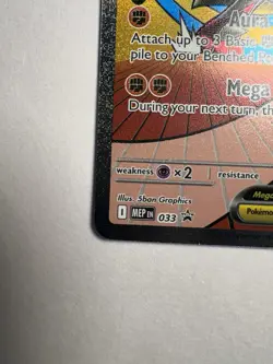 Pokemon TCG Mega Lucario EX MEP 033 Black Star Promo NM/Mint - Image 2