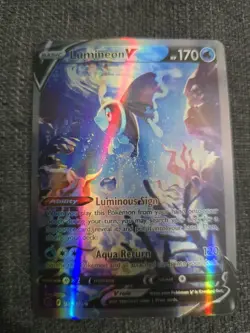 Lumineon V 156/172 Pokemon 2022 Brilliant Stars Alternate Art Full Art - Image 1