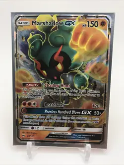 Pokemon TCG Marshadow GX Burning Shadows 80/147 Holo Ultra Rare - Image 1