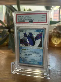 2006 POKEMON BLACK STAR PROMOS#037 KYOGRE EX-HOLO BLACK STARPROMOS - Image 1