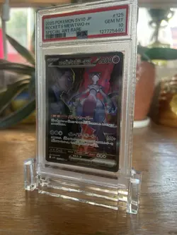 2025 POKEMON JAPANESE GLORY OF TEAM ROCKET #125 ROCKET'S MEWTWO EX SPECIAL AR - Image 1