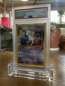 2000 POKEMON PROMO BLACK STAR #9MEW-HOLO PROMO-POKEMON LEAGUE - Image 1