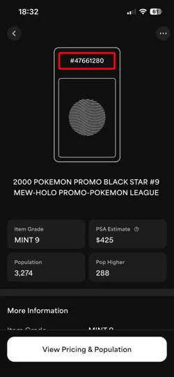 2000 POKEMON PROMO BLACK STAR #9MEW-HOLO PROMO-POKEMON LEAGUE - Image 3