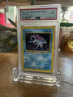2001 POKEMON NEO REVELATION #27 SUICUNE 1ST EDITION NON HOLO - Image 1