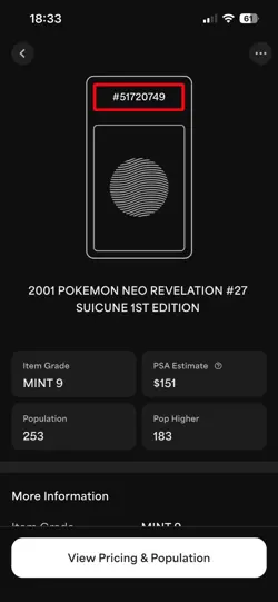 2001 POKEMON NEO REVELATION #27 SUICUNE 1ST EDITION NON HOLO - Image 3