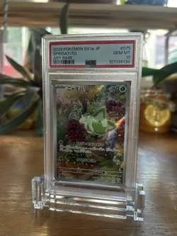 2023 POKEMON JAPANESE SV1A-TRIPLETBEAT #075 SPRIGATITO ART RARE - Image 1