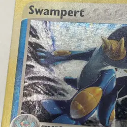 Swampert 13/109 Holo Ruby & Sapphire Pokemon Card TCG E Reader Swirl LP/MP - Image 4