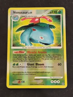 Venusaur - 20/132 - Holo Rare - Reverse Holo Pokemon Secret Wonders- mp - Image 2