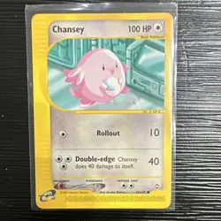 Pokemon Chansey 69/147 Aquapolis Common Regular Basic 100HP English - Image 1