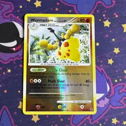 Pokemon Tcg Wormadam 42/132 Diamond & Pearl Secret Wonders Reverse Holo LP - Image 1