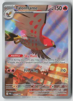 Talonflame 091/088 Holo Illustration Rare Perfect Order Pokemon Near Mint - Image 1