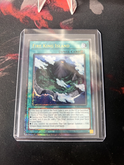Fire King Island - RA03-EN059 - Quarter Century Secret Rare NM 1st Ed #Yugioh - Image 1