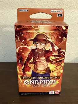 One Piece Treasure Boosters Set CCG New (includes 4 random Op01~Op05 + 1 Promo) - Image 1