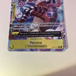 Perona OP14-111 Alternate Art One Piece TCG OP14 English NM - Image 2