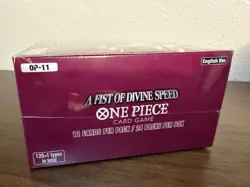 One Piece OP-11 Fist of Divine Speed Booster Box SEALED English New - Image 3