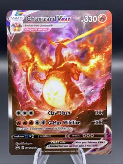 Pokemon TCG Charizard VMAX SWSH261 Full Art Ultra Rare Black Star Promo NM - Image 1
