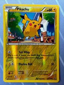 Pikachu REVERSE HOLO 20/108 XY Roaring Skies 2015 Pokemon - Image 1