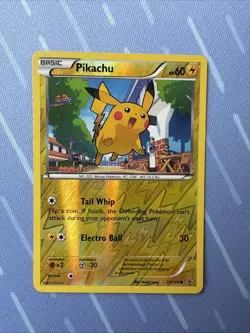 Pikachu REVERSE HOLO 20/108 XY Roaring Skies 2015 Pokemon - Image 2