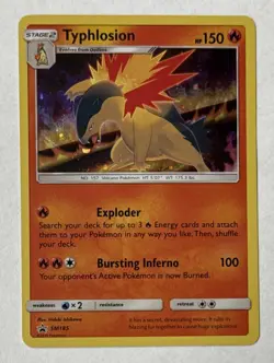 Pokemon Typhlosion SM185 Cosmos Holo Black Star Promo Unbroken Bonds Ungraded - Image 1