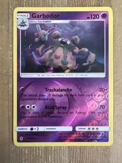 Pokemon TCG Garbodor Sun & Moon: Guardians Rising 51/145 Reverse Holo Rare NM - Image 1