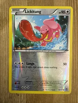 Lickitung - 78/111 - Common - Reverse Holo VLP, English Pokemon Furious Fists - Image 1