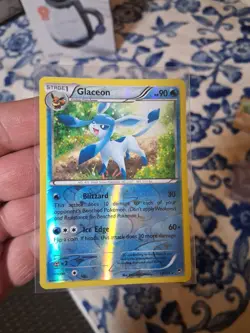 Glaceon 19/111 XY - Furious Fists Reverse Holo Rare Pokemon 2014 LP/Nm - Image 1