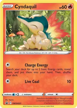 Pokemon TCG Rowlet SWSH220 Cyndaquil SWSH221 Oshawott SWSH222 Cosmos Holo BSP NM - Image 3