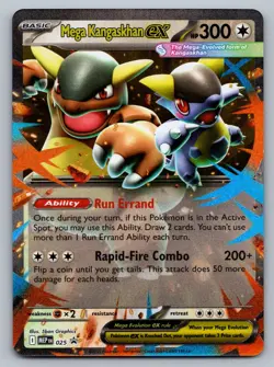 Pokemon TCG ME: Mega Evolution Promo Mega Kangaskhan ex 025 - Image 1