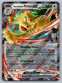 Pokemon TCG SV10: Destined Rivals Team Rocket's Persian ex 150/182 - Image 1