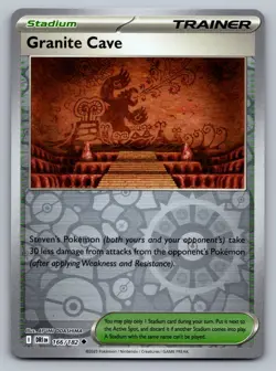 Pokemon TCG SV10: Destined Rivals Granite Cave 166/182 Reverse Holo - Image 1