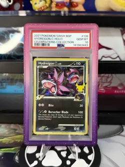 2021 HYDREIGON C SWSH138 CELEBRATIONS COLLECTION POKEMON BLACK STAR PROMO PSA 10 - Image 1