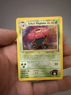 Pokemon TCG WOTC Gym Heroes Erika's Vileplume 5/132 Holo Rare Unlimited - Image 1