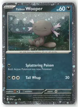 Paldean Wooper Promo Cosmo Holo SVP EN 041 Pokemon TCG - Image 1