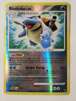 Pokemon TCG Blastoise Secret Wonders 2/132 Reverse Holo Rare 120 HP - Image 1