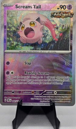 Pokemon Scream Tail 042/131 Sv: Prismatic Evolutions Ancient Poke Ball Holo - Image 1