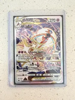 Pokemon Deoxys VSTAR GG43/GG70 Crown Zenith Galarian Gallery Ultra Rare Holo - Image 1