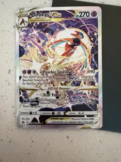 Pokemon Deoxys VSTAR GG43/GG70 Crown Zenith Galarian Gallery Ultra Rare Holo - Image 2