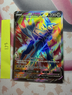 Pokemon TCG Origin Forme Dialga V SWSH 255 Promo Holo NM - Image 1