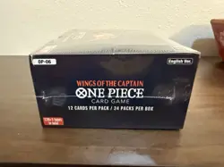 One Piece English TCG Wings of the Captain OP-06 Booster Box Sealed - Image 3