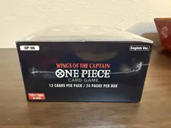 One Piece English TCG Wings of the Captain OP-06 Booster Box Sealed - Image 5