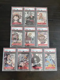 One Piece Premium Collection 25th Anniversary ALL PSA 10 English Sequential - Image 1