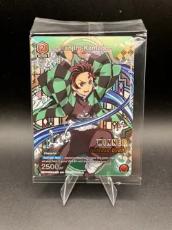 Union Arena Tanjiro Kamado (Release Event Winner) Gold Foil UE05BT: Demon Slayer - Image 1