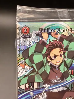 Union Arena Tanjiro Kamado (Release Event Winner) Gold Foil UE05BT: Demon Slayer - Image 3