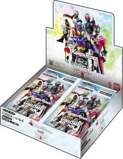 BANDAI UNION ARENA Booster Pack Kamen Rider Vol.2 BOX 16 Packs Japanese - Image 1