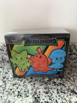 Pokemon TCG Scarlet & Violet Paldea Evolved Elite Trainer Box (ETB) Sealed - Image 1