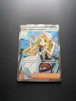 Pokemon TCG Mega Evolution Lillie’s Determination Full Art Trainer Card 169/132 - Image 1