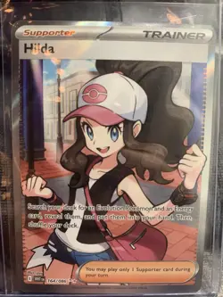 Hilda 164/086 Full Art Ultra Rare White Flare Holo Pokemon TCG Card - Image 1
