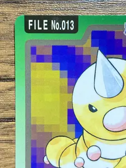Pokemon Carddass Card Weedle File No.13 Bandai Pocket Monsters 1997 - Image 3