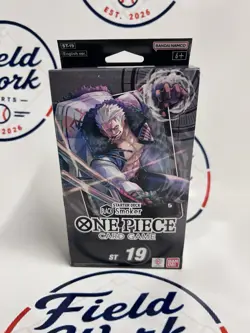 BANDAI: One Piece Card Game - Starter Deck Smoker (BLACK) ST-19 SEALED - Image 1